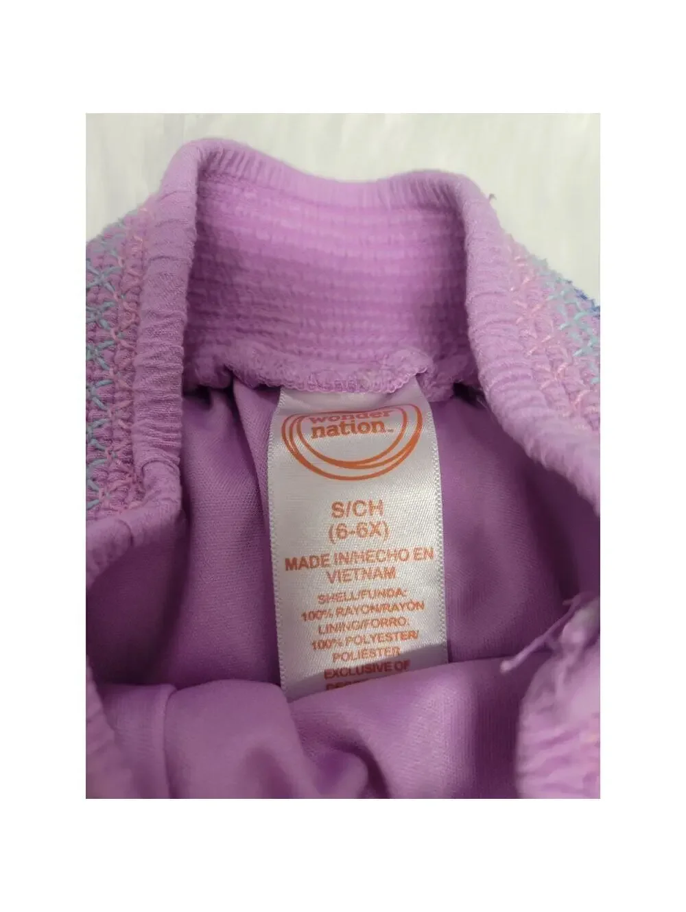 Girls Purple Pink Fabric Summer Short Bundle Size S or 6